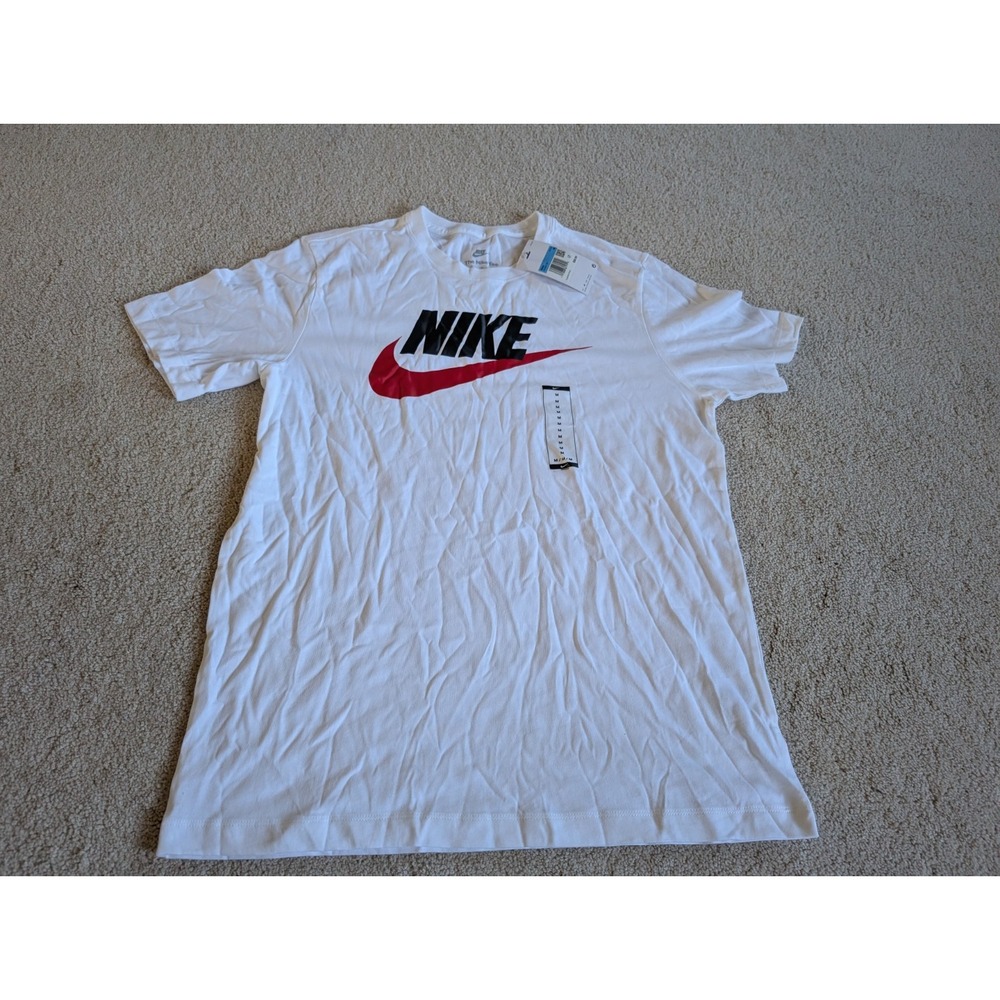 *NEW* Men NIKE ESSENTIAL SPORTSWEAR CLUB TEE WHITE (AR5004 100), Sz Medium